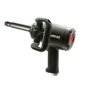 AIRCAT 1870-P-6 1 inch low weight pistol grip impact wrench with 6 inch extended anvil delivering 1,900 ft-lb torque