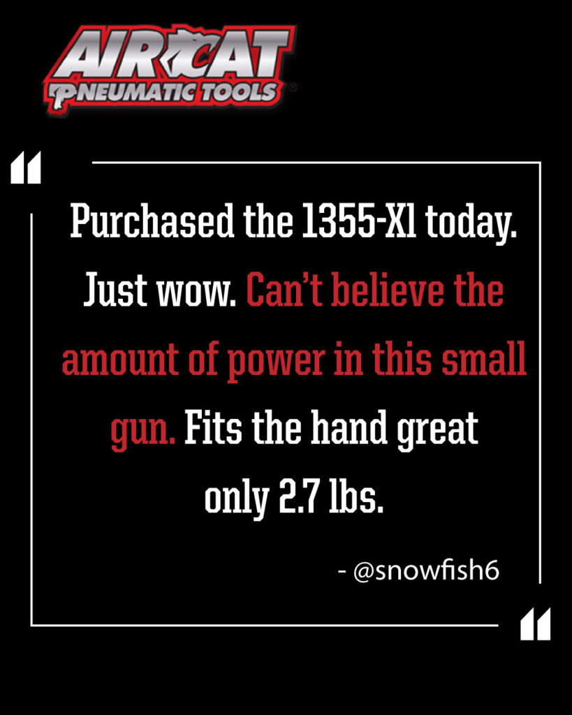 Aircat Pneumatic Tools 1355-XL customer review