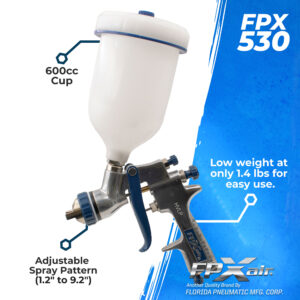 GRAVITY FEED HVLP SPRAY GUN