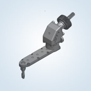 17 DEGREE INDEXABLE DRILL ATTACHMENTS, SERIES 1, 7 GEAR