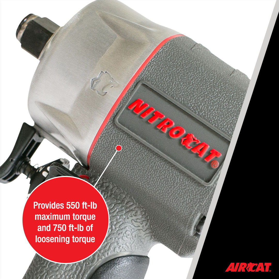 AIRCAT 1/2" NITROCAT® COMPOSITE COMPACT IMPACT WRENCH - Image 4
