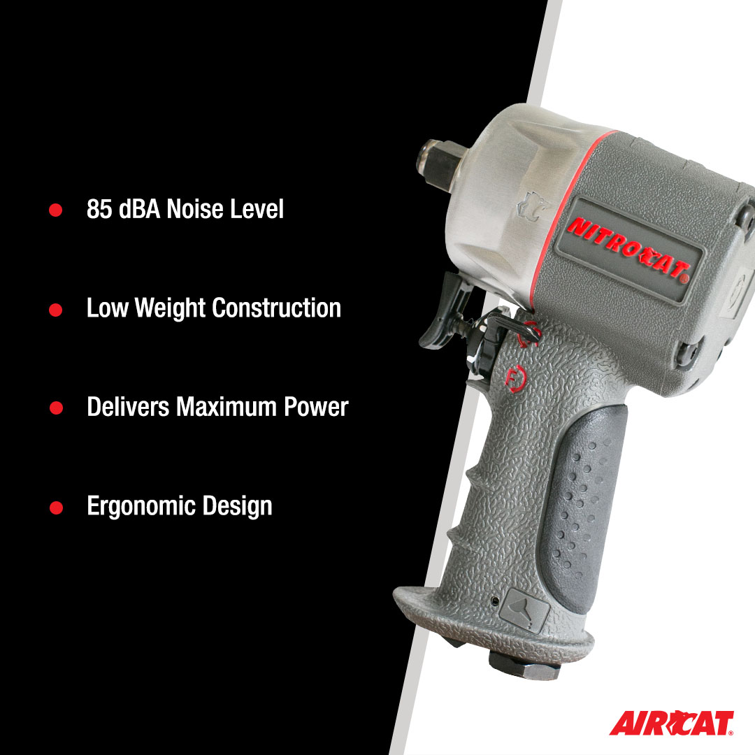 AIRCAT 1/2" NITROCAT® COMPOSITE COMPACT IMPACT WRENCH - Image 5