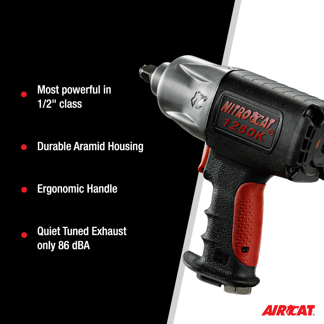 AIRCAT 1/2" NITROCAT COMPOSITE TWIN CLUTCH IMPACT WRENCH - Image 5