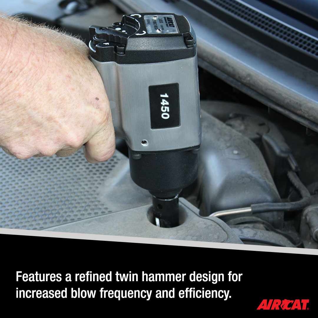 AIRCAT 1/2" IMPACT WRENCH WITH 2" EXTENDED ANVIL - Image 3