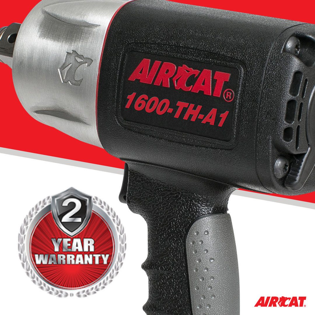 AIRCAT 1" COMPOSITE PISTOL GRIP IMPACT WRENCH - Image 6