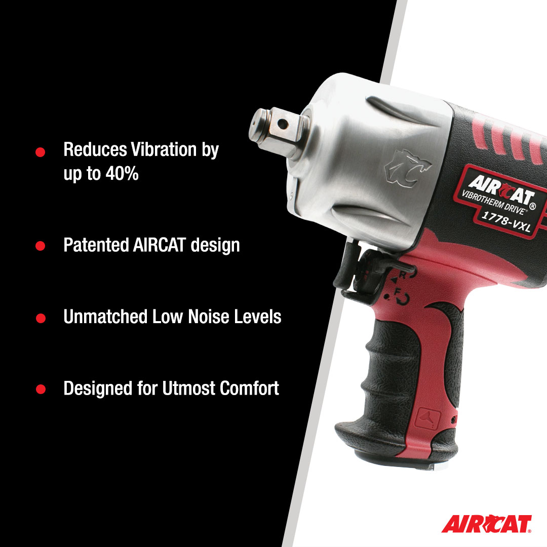 AIRCAT 3/4" VIBROTHERM DRIVE COMPOSITE IMPACT WRENCH - Image 4