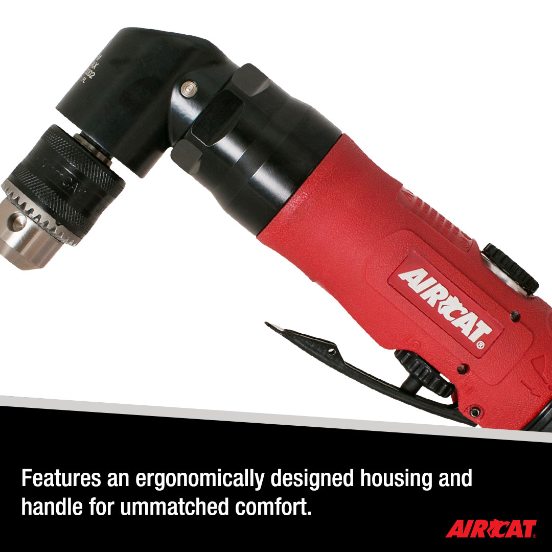 AIRCAT 0.75 HP 3/8" ANGLE DRILL - Image 3