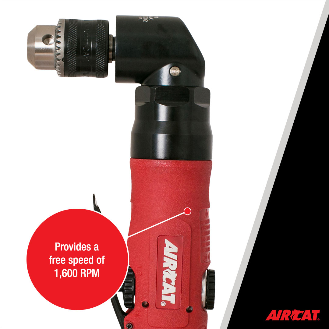 AIRCAT 0.75 HP 3/8" ANGLE DRILL - Image 4