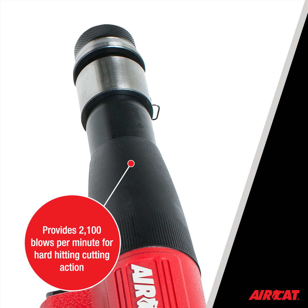 AIRCAT 5200-A-T air hammer delivering 2,100 blows per minute
