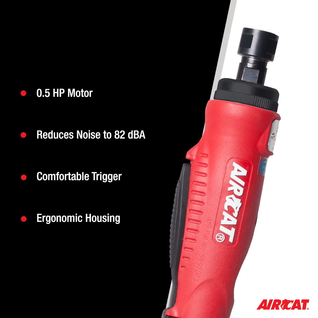 AIRCAT 0.5 HP COMPOSITE STRAIGHT DIE GRINDER - Image 5
