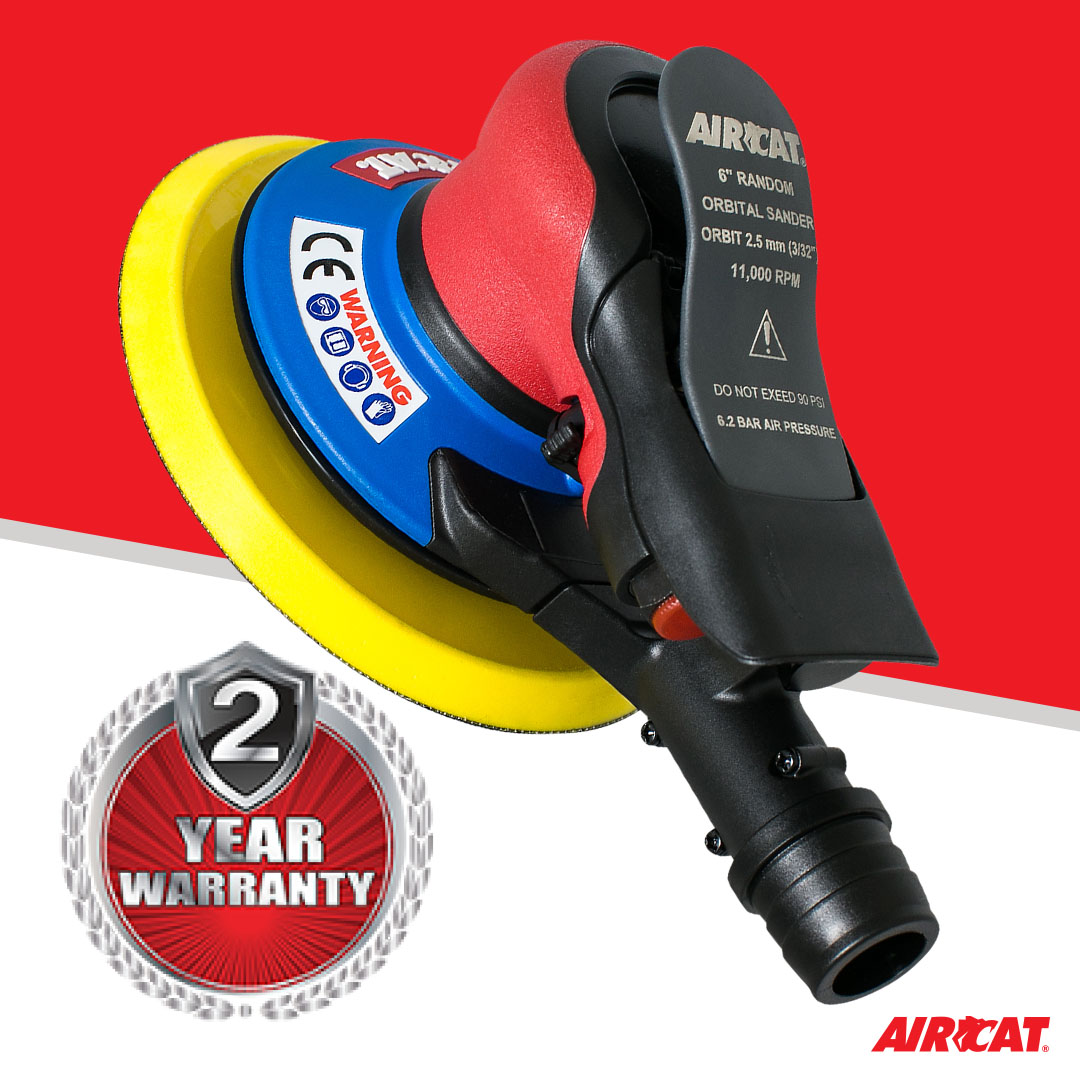 AIRCAT SELF VAC ORBITAL PALM SANDER (3/32" ORBIT) - Image 6