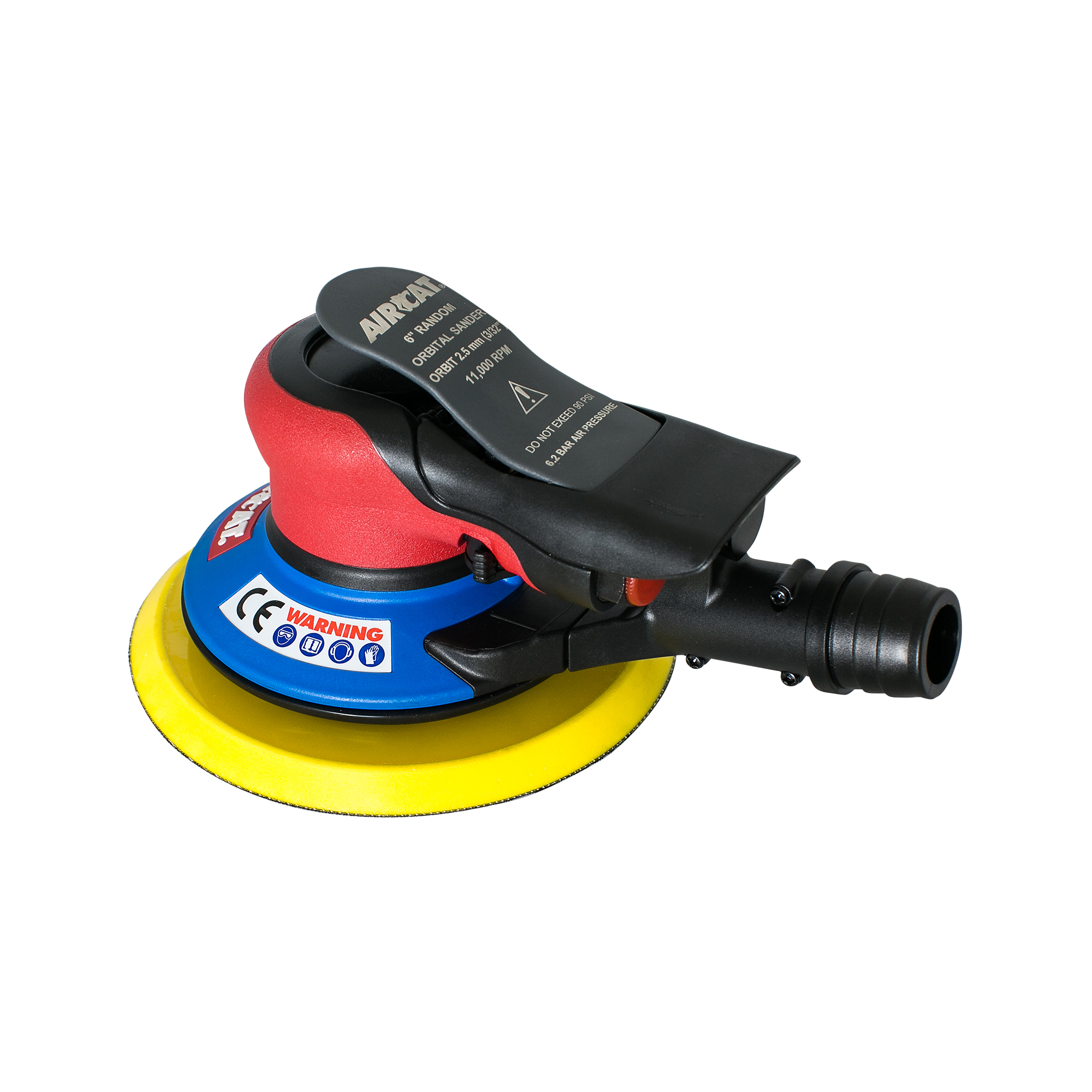 AIRCAT 6700-6-332SV SELF VAC ORBITAL PALM SANDER (3/32" ORBIT)