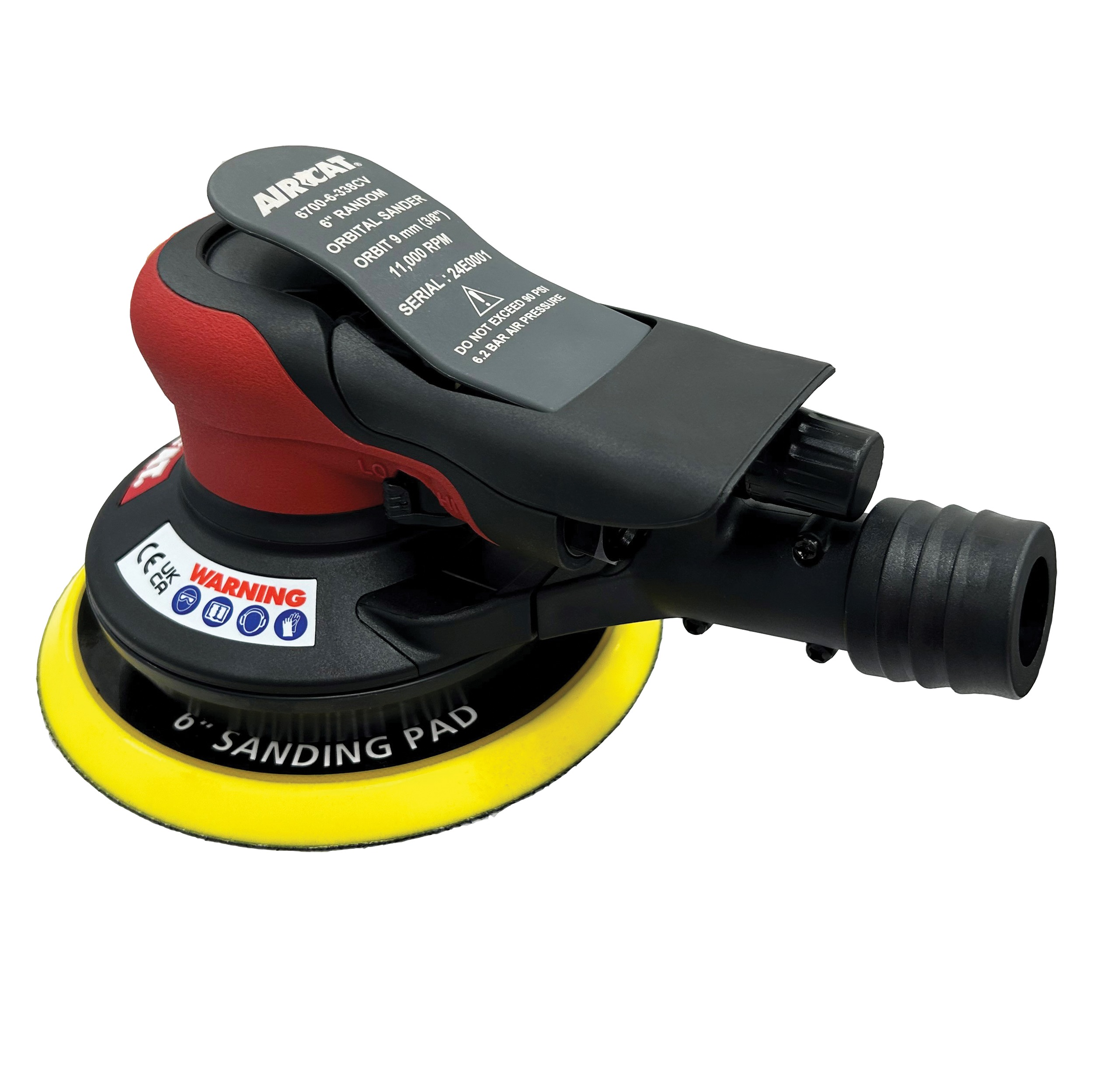 AIRCAT 6700-6-338CV Central Vac Orbital Palm Sander