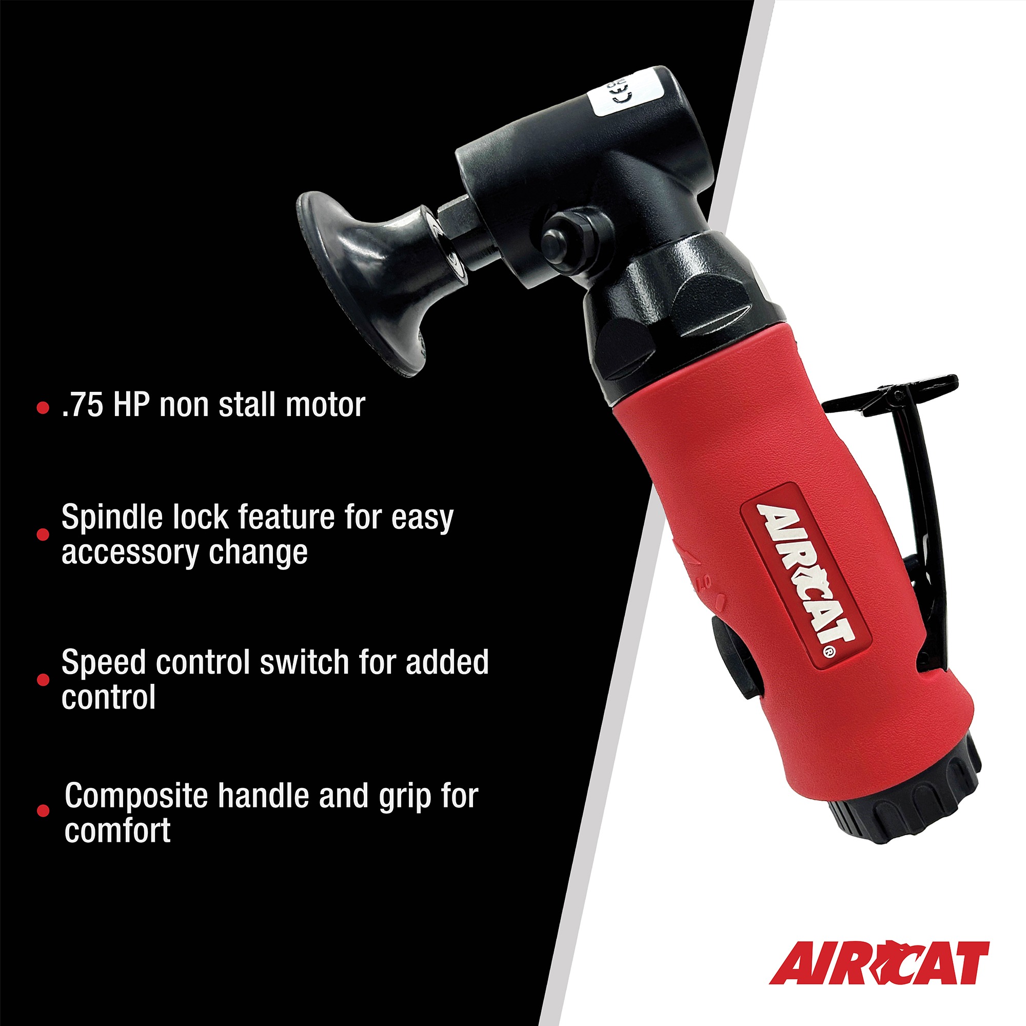 AIRCAT 0.75 HP ANGLE DISC SANDER WITH SPINDLE LOCK - Image 5