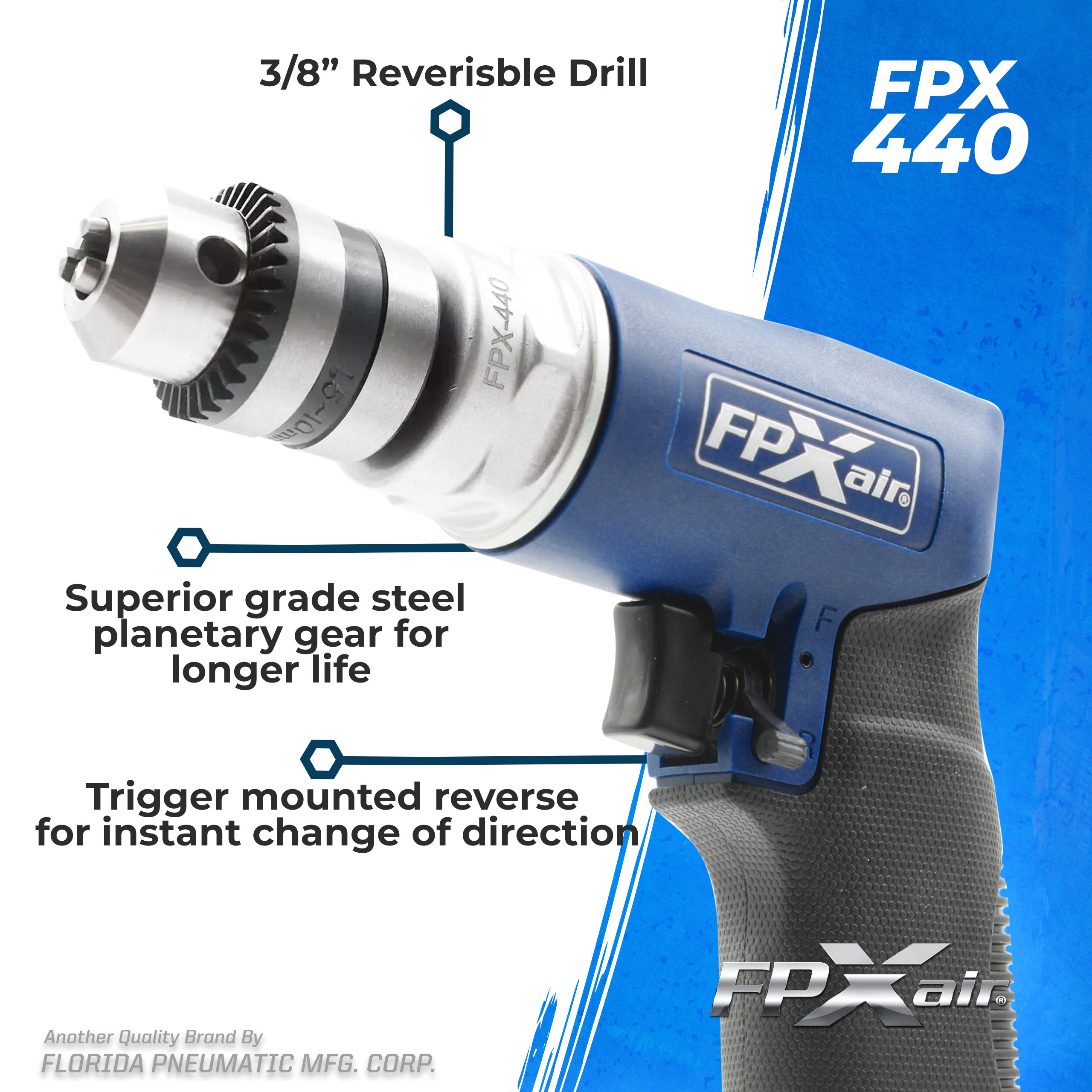 3/8" REVERSIBLE DRILL - Image 3
