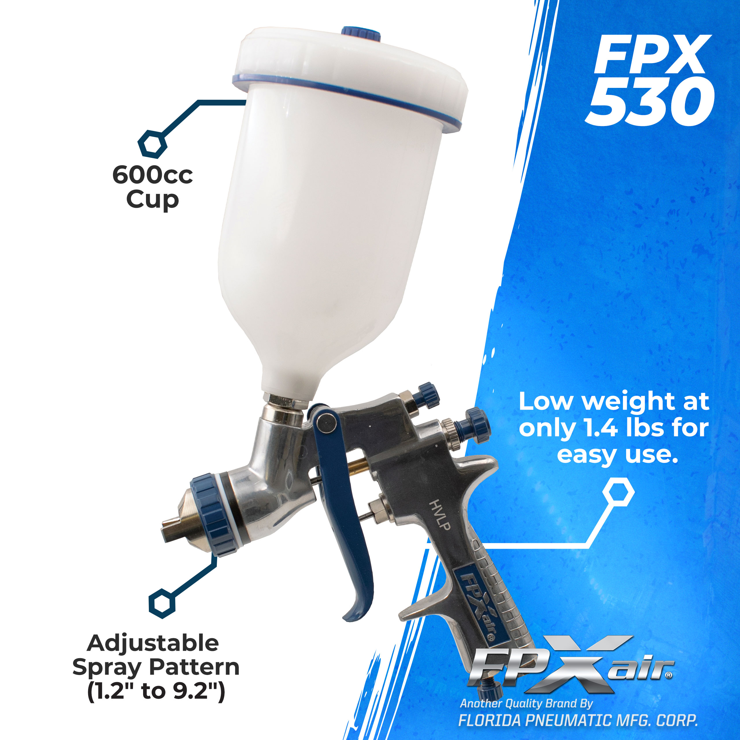 GRAVITY FEED HVLP SPRAY GUN - Image 3
