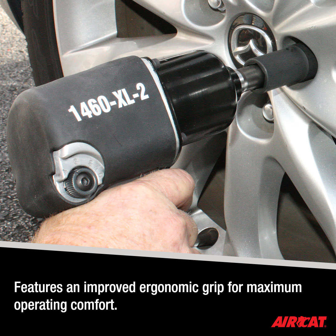 AIRCAT 1/2" HIGH AIR PRESSURE IMPACT WRENCHWITH 2" EXTENDED ANVIL - Image 5