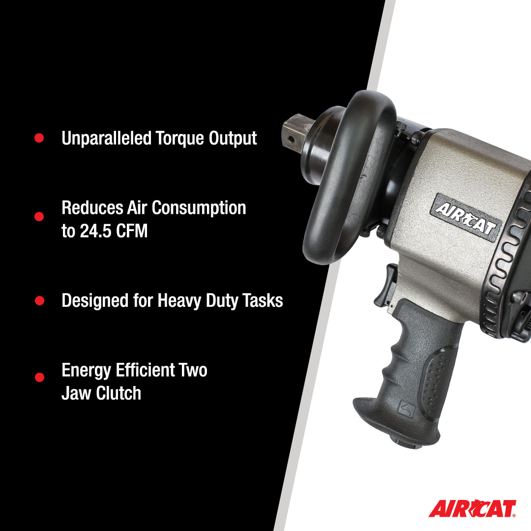 AIRCAT 1" TWO JAW PISTOL GRIP IMPACT WRENCH - Image 5