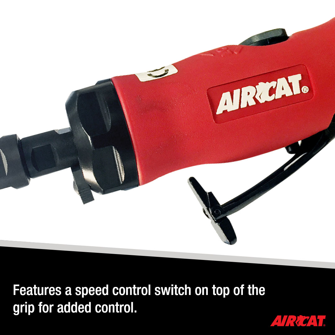 AIRCAT 0.75 HP STRAIGHT DIE GRINDER WITH SPINDLE LOCK - Image 3