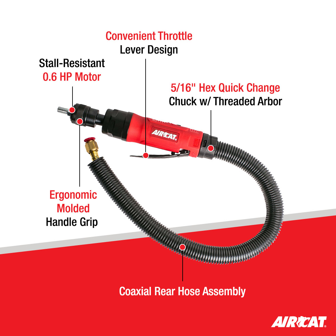 AIRCAT 0.6 HP 2,600 RPM COMPOSITE TIRE BUFFER - Image 3