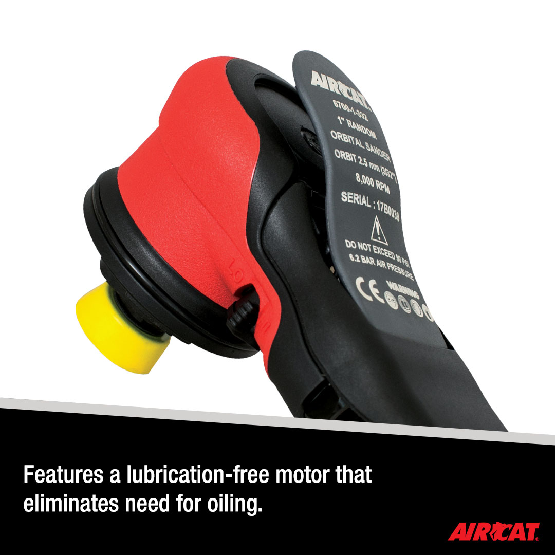 AIRCAT NON VAC ORBITAL PALM SANDER (3/32" ORBIT) - Image 4