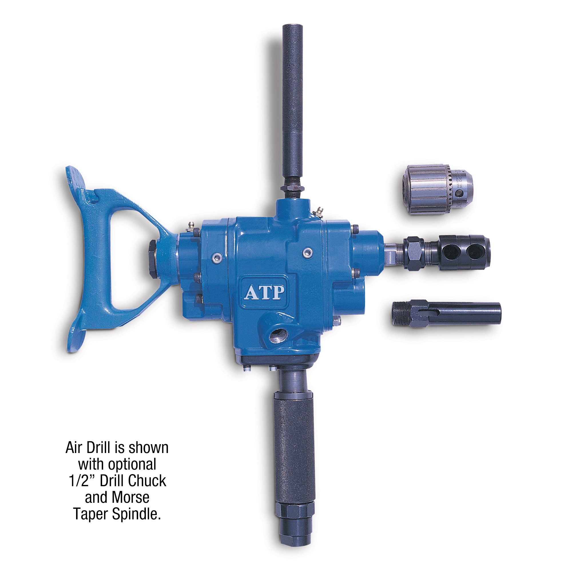 Pneumatic Large Air Drill-280RPM-1/2" CHUCK