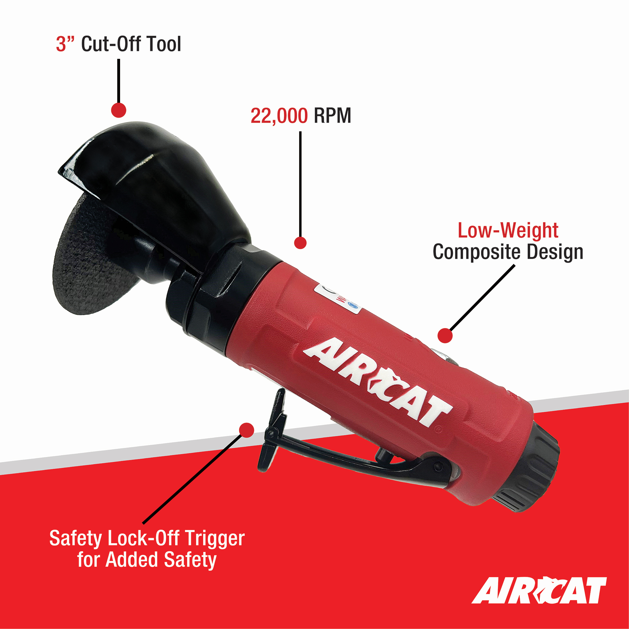 AIRCAT 0.5 HP 3" CUT-OFF TOOL - Image 2