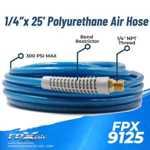 1/4-in. x 25' PU AIR HOSE