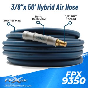 3/8-in. X 50' HYBRID AIR HOSE