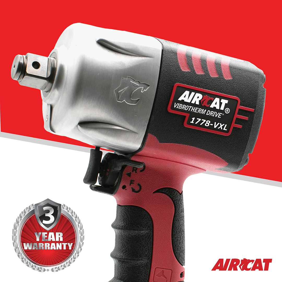 AIRCAT 1778-VXL offers a 3 year warranty