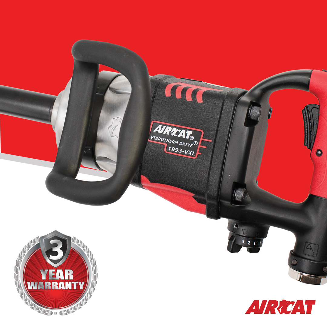 亘 AIRCAT 1993-VXL 1-Inch Air Impact Wrench | 7-Inch Anvil