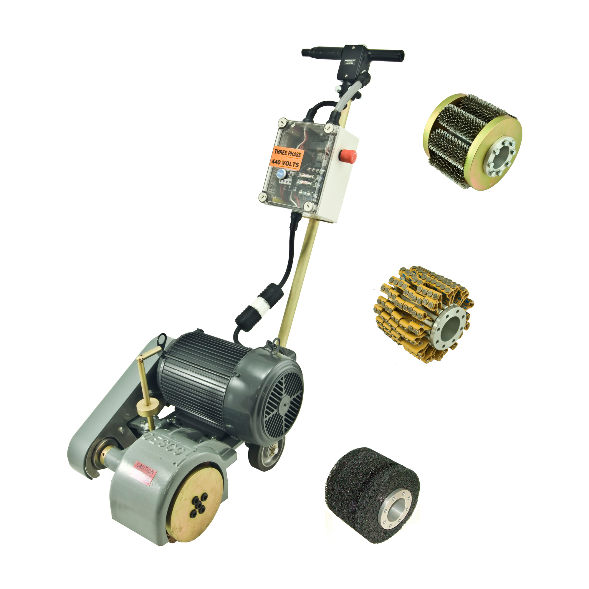 D 120.174 Descobrader, system, electric 440 3v, 1750rpm, Navy, no dust collection
